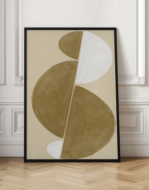 Olive et Oriel - Interaction Balance No.3 by The Miuus Studio Art Print