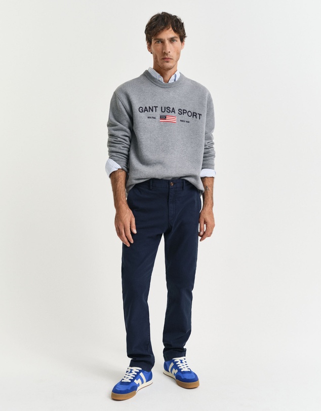 Gant - Slim Fit Dobby Structured Chinos