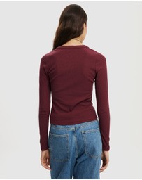 Cotton On - Ryan Henley Long Sleeve Top