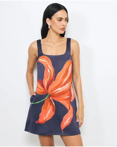 AERE - Neroli Structured Mini Dress