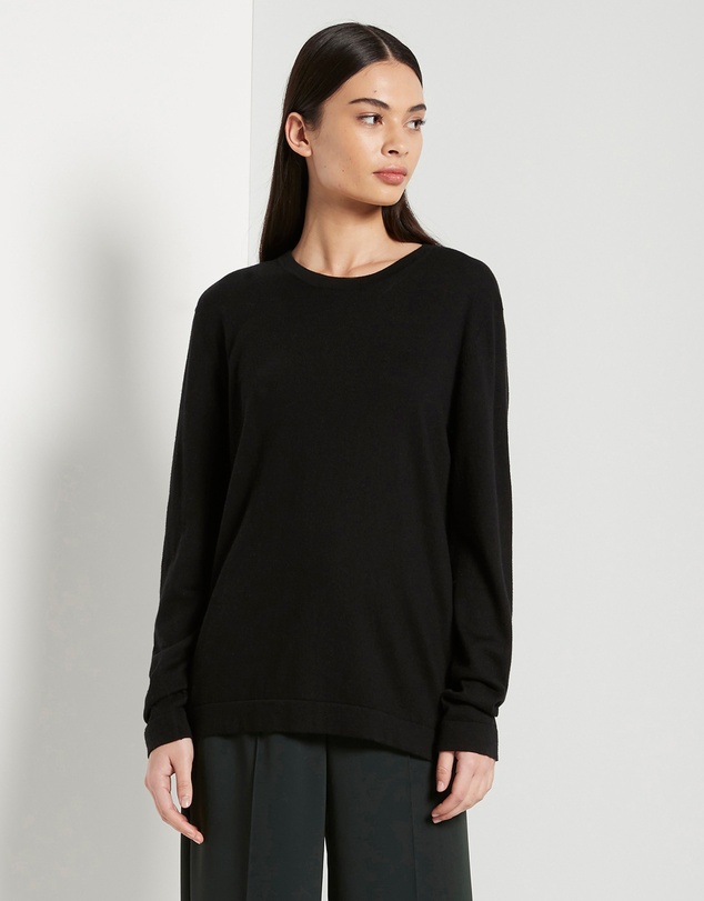 JH Lounge - JHL LS Luxe T (Luxe Cotton Cashmere) Black