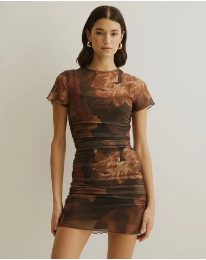 Atmos&Here - Elsie Mesh Mini Dress