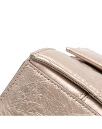 Pre-Loved by Azura Reborn - Pre-Loved Small Metallic Calfskin Crush Chain Shoulder Bag