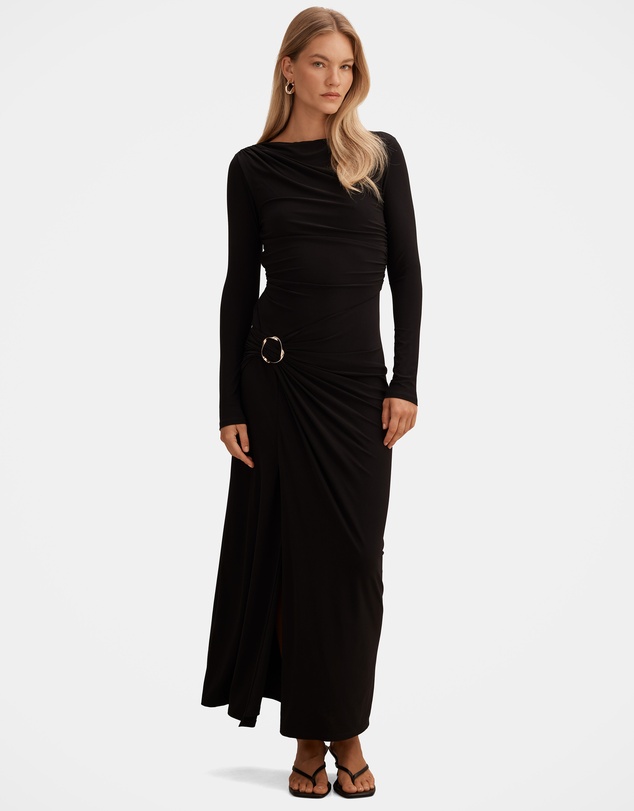 Forever New - Kingsley Hardware Jersey Midi Dress