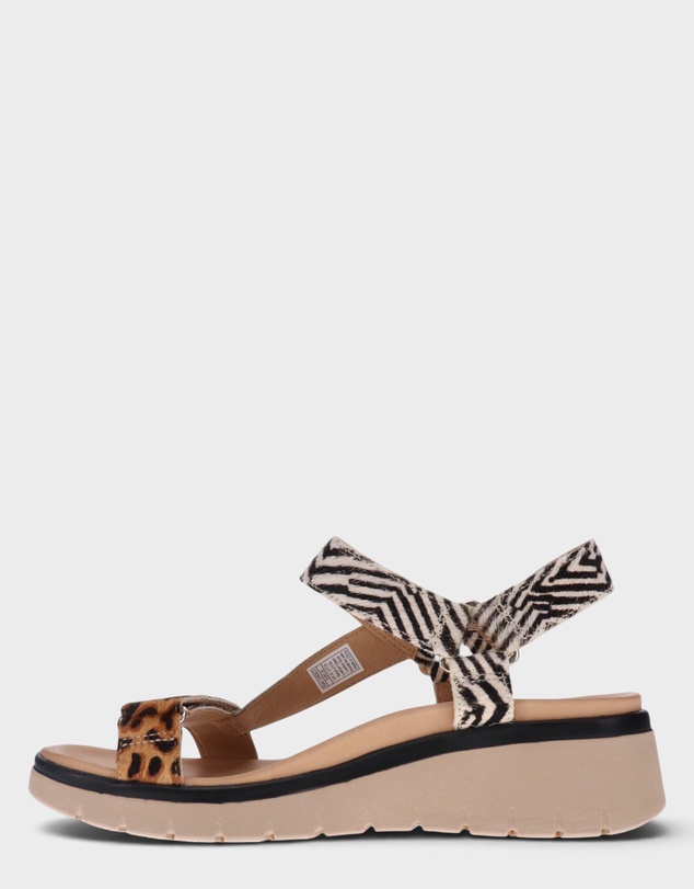 Mia Vita - Candice Sandal - Leopard Multi