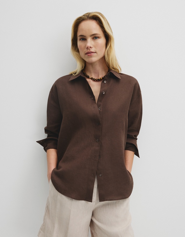 Country Road - Oversized Linen Shirt