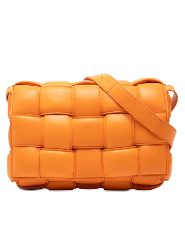 Pre-Loved by Azura Reborn - Pre-Loved Nappa Intrecciato Padded Cassette Crossbody