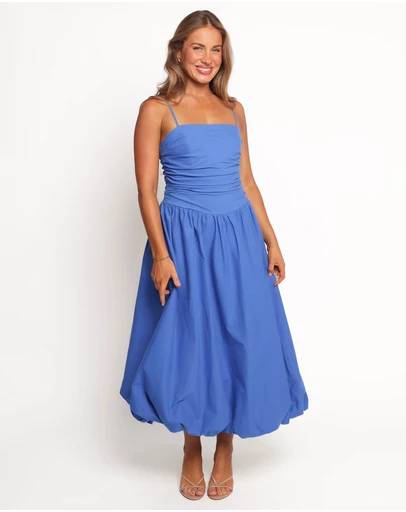 Petal & Pup - Solis Midi Dress - Electric Blue