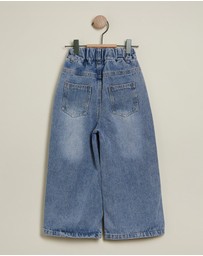 KAJA Clothing - Cotton Denim Ida Pants - Kids