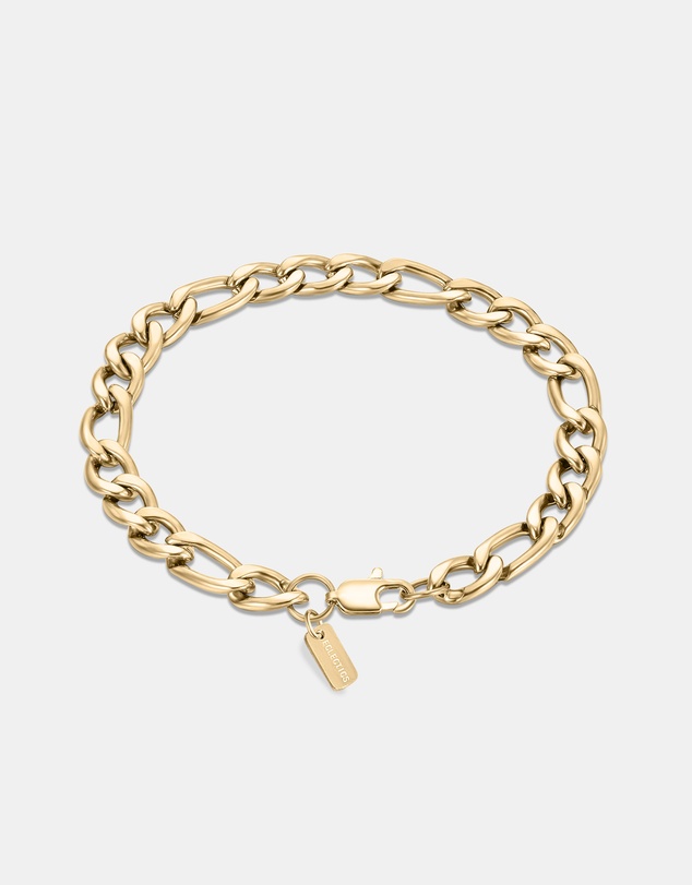 Eclectics - Token Figaro Chain Bracelet