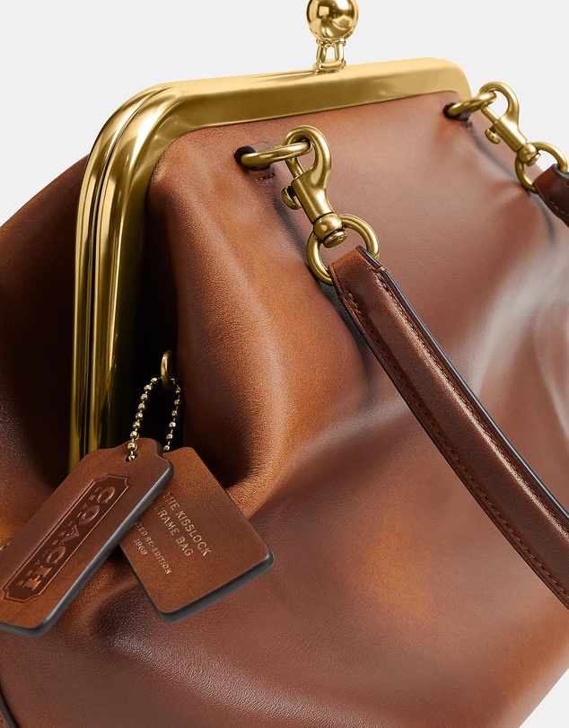 Coach - Loved Leather Kisslock Frame Bag 27