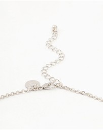 Lovisa - Silver Cubic Zirconia Vine Y-Necklace