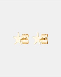 Luna Rae - Solid Gold - Litte Star Studs