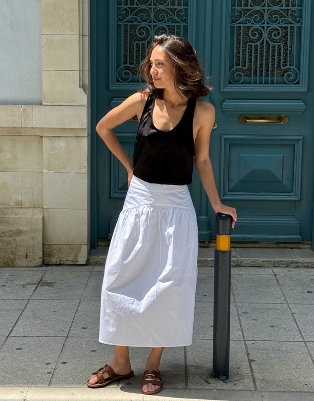 CAMIXA - Mare Cotton Midi Skirt