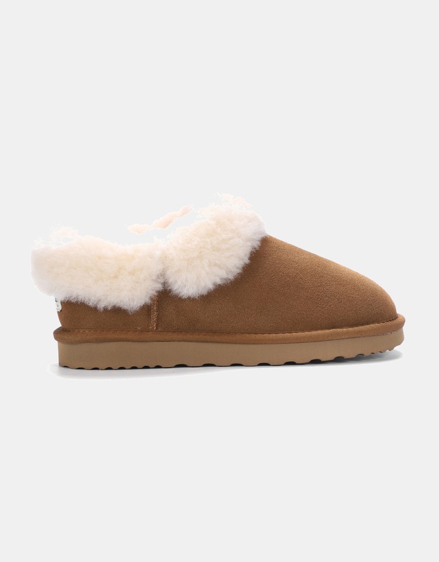 AusWooli Ugg Boots - Coogee Sheepskin Cozy Ankle Slippers