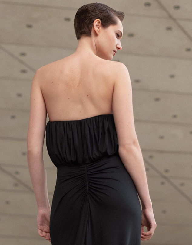 Self Portrait - Jersey Bandeau Maxi Dress