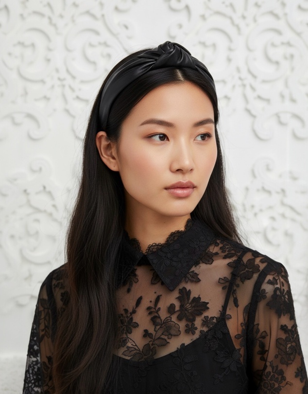 Mossée - Jessie Faux Leather Headband