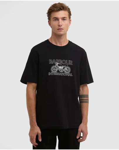 Barbour - B.Intl Cowl Motorbike Graphic T-Shirt