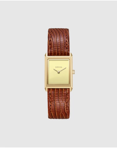 Breda - Virgil 1765b Leather Band Watch, 20MM