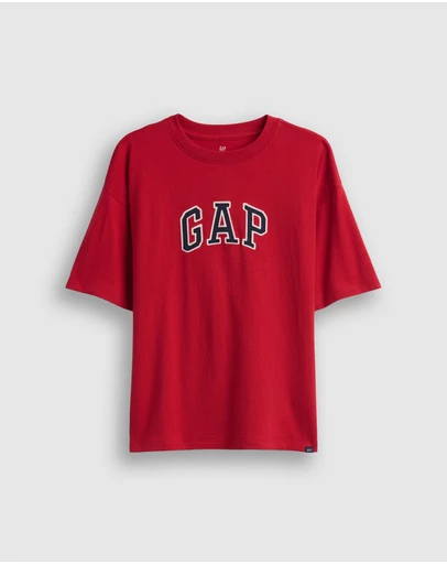 GAP - French Relaxed SS Logo T-Shirt - Teens