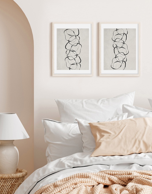 Olive et Oriel - Forme D'objet II Art Print