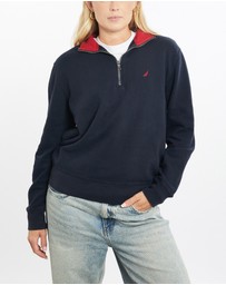 Vintage by The Real Deal - Pre Loved - Vintage Nautica Quarter Zip Sweatshirt