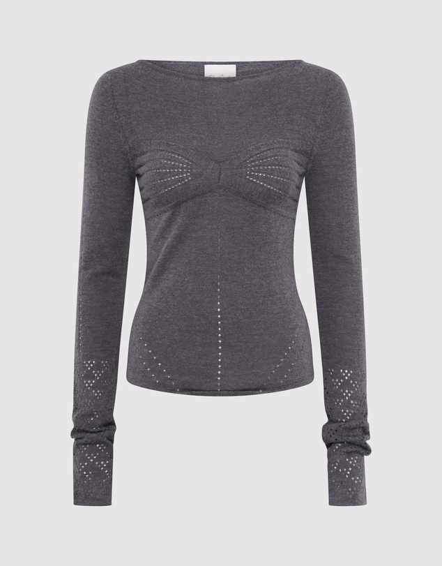 Paris Georgia - Amelia Pointelle Top