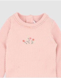 Bebe by Minihaha - Emmy LS Rib Bodysuit - Babies