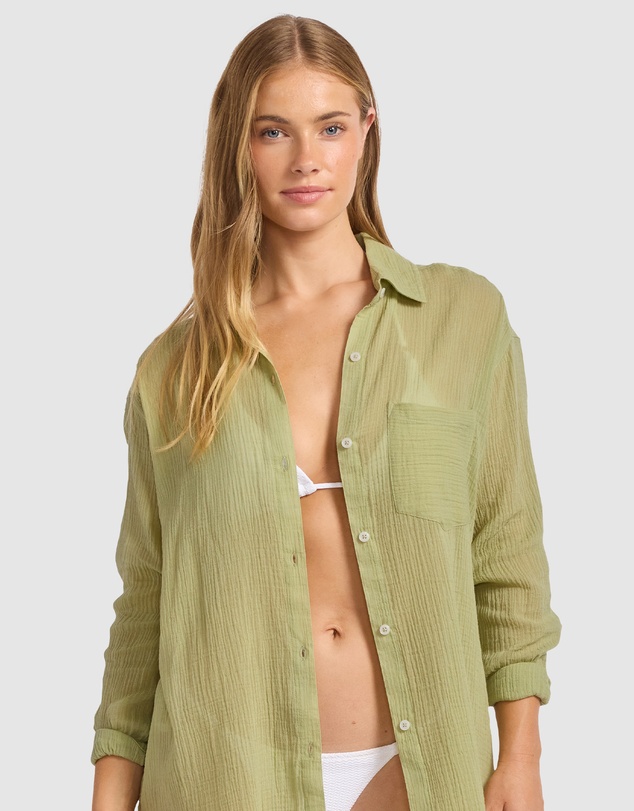Seafolly - Crinkle Gauze Shirt