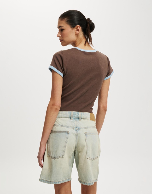 Cotton On - Relaxed Denim Short