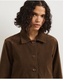 Atmos&Here - Nell Faux Suede Shacket