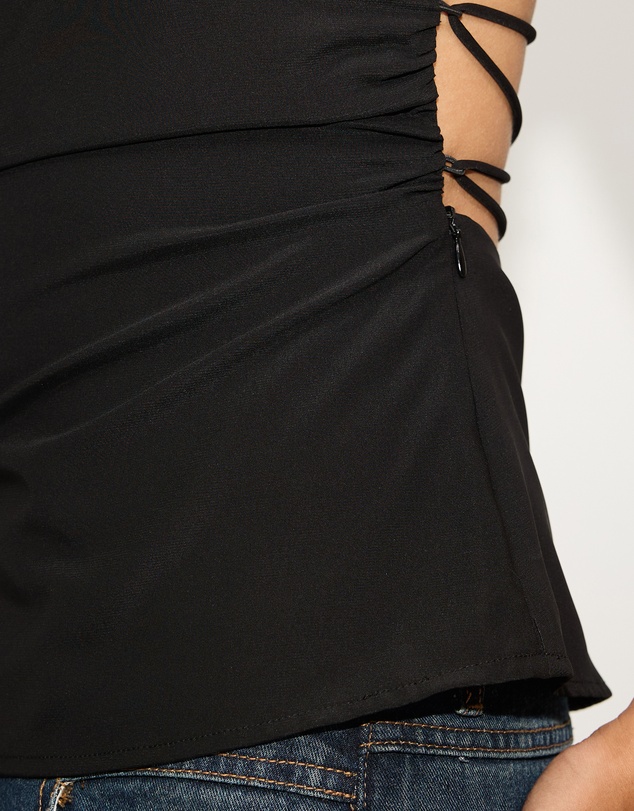 Dazie - Sunlit High Neck Top