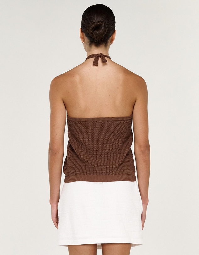Staple the Label - Ariana Halter Knit Top