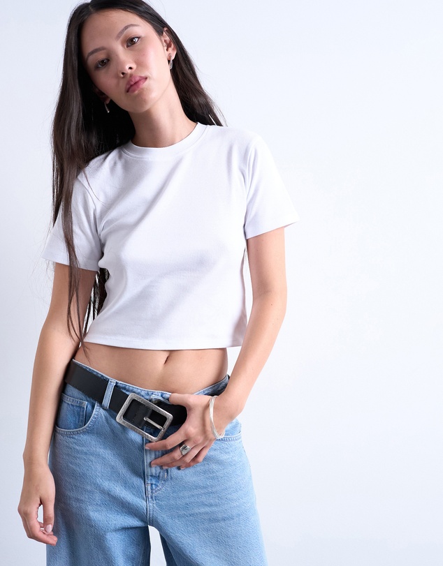 TOPSHOP - Everyday SS Crop T-Shirt