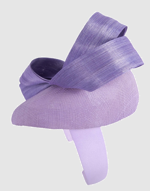 Max Alexander - Lilac Pillbox Racing Fascinator