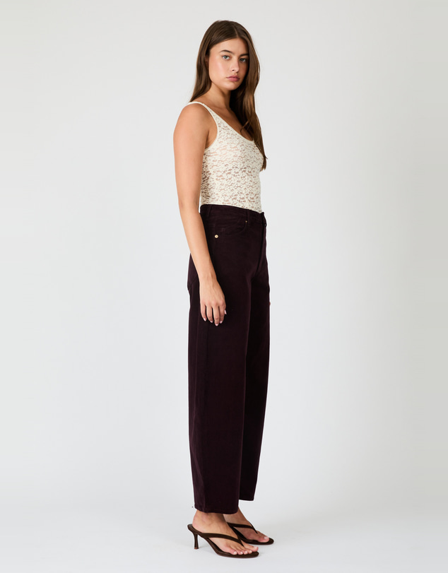 Rolla's - Gigi Barrel Cord Dark Cherry