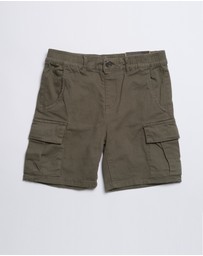 Stock & Co. - Cargo Elastic Waist Stretch Short - Youth