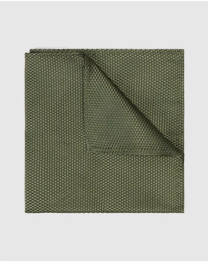 Politix - Silk Textured Two-tone Pocket Square