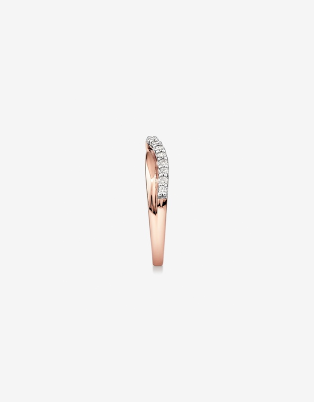 Michael Hill - Wedding Ring with 0.25 Carat TW of Diamonds in 14kt Rose Gold