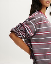 Cotton On Body Active - Long Sleeve Graphic Crew Sweatshirt
