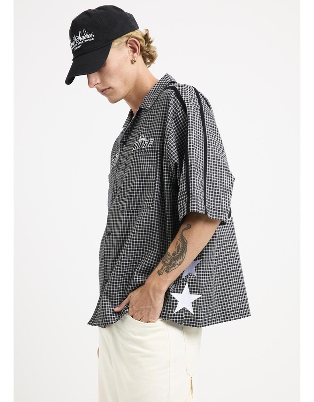 Black Noise White Rain - Noise Short Sleeve Shirt