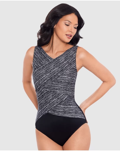 Miraclesuit Swimwear  - Selenite Brio High Neck Underwired One-Piece Shaping Swimsuit