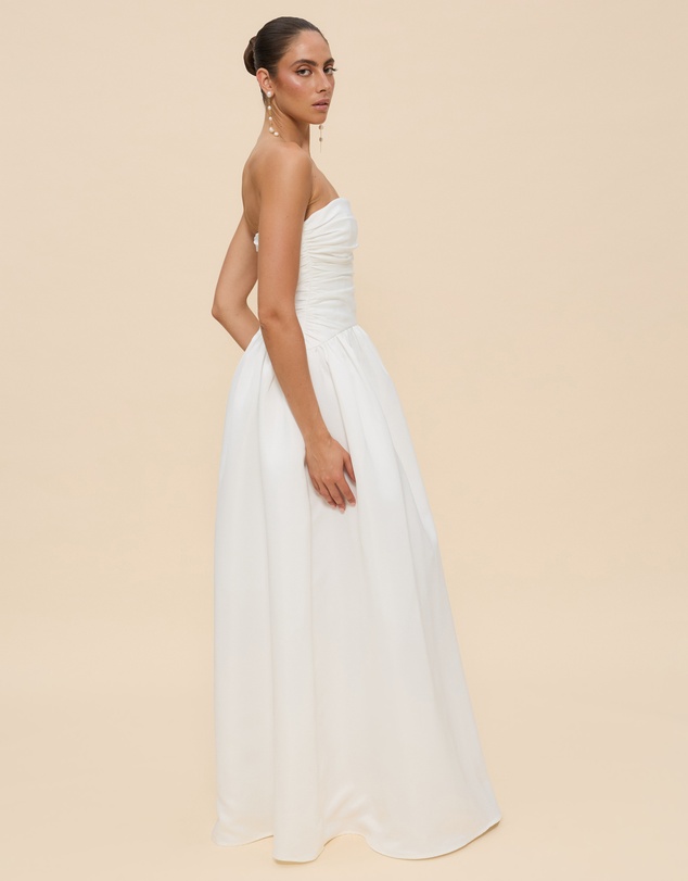 CHANCERY - Hazel Drop Waist Strapless Gown