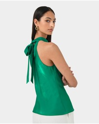 Forcast - Leana Bias Tie Top