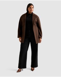 Forever New Curve - Adele Curve Wrap Coat