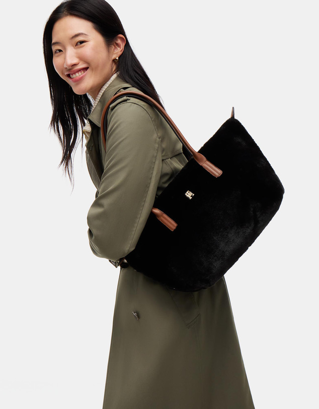 Tommy Hilfiger - Popette Micro Tote Faux Fur