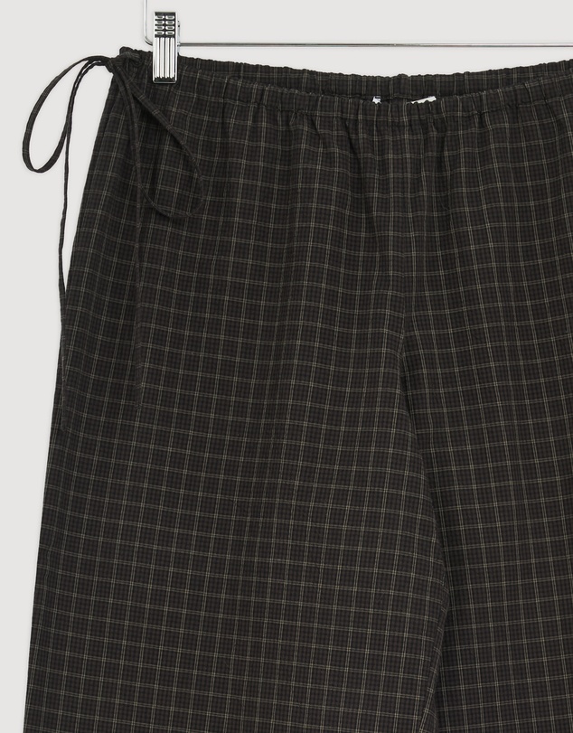 Revibe - Repaired Assembly Label Eddie Check Pants - AU 10