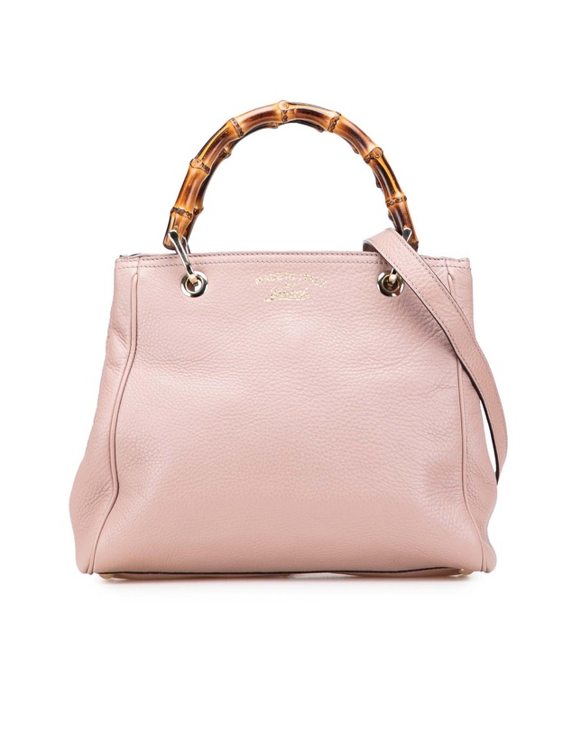 Pre-Loved by Azura Reborn - Pre-Loved Small Calfskin Bamboo Shopper Satchel