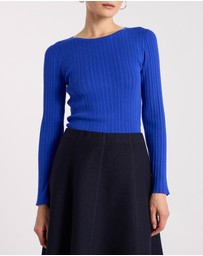 David Lawrence - Mikka Rib Knit Jumper