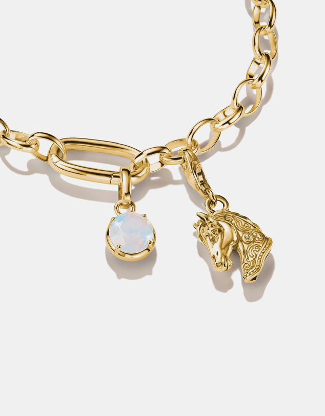 THOMAS SABO - Gold-Plated June Birthstone Charm